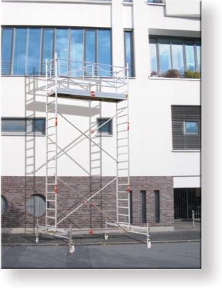 Půjčovna lešení - pojízdné lešení Müba